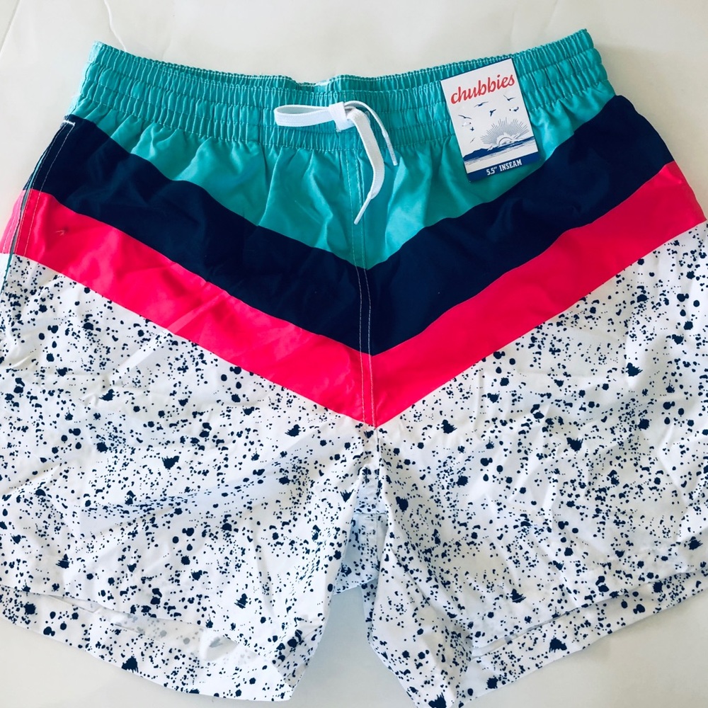 Chubbies NEW NWT Mens Swim Shorts Trunks XLarge